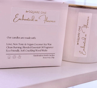 Enchanted in Florence – Vanilla Luxury Fragranced Candle 9oz - Love Square One