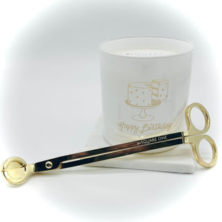 Happy Birthday Candle with Gift box & Wick Trimmers! - Love Square One