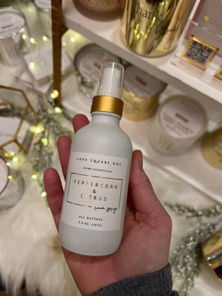 Peppercorn & Citrus Room Spray - Clean, Zesty & Inviting - Love Square One