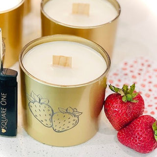 Strawberry Kiss Candle - Love Square One