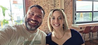 Anthony and Joanna at a pop up market