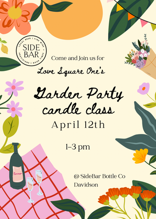 Things to Do in Lake Norman: Spring Garden Party Candle-Making Class