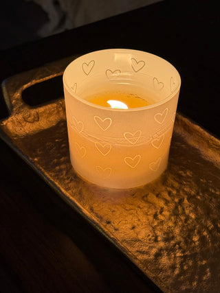 Enchanted in Florence – Heart Wrap - Vanilla Luxury Fragranced Candle, 9 oz