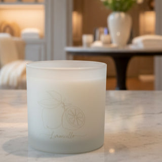 (Premium) Limoncello Candle, Bright Lemon Vanilla, Design