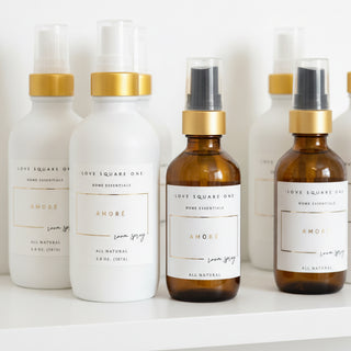 Mini Room Spray 1.9 oz. Amber Glass. Choose Your Scent