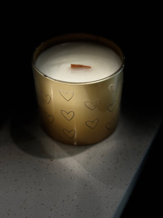 Enchanted in Florence – Heart Wrap - Vanilla Luxury Fragranced Candle, 9 oz