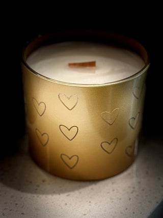 Enchanted in Florence – Heart Wrap - Vanilla Luxury Fragranced Candle, 9 oz