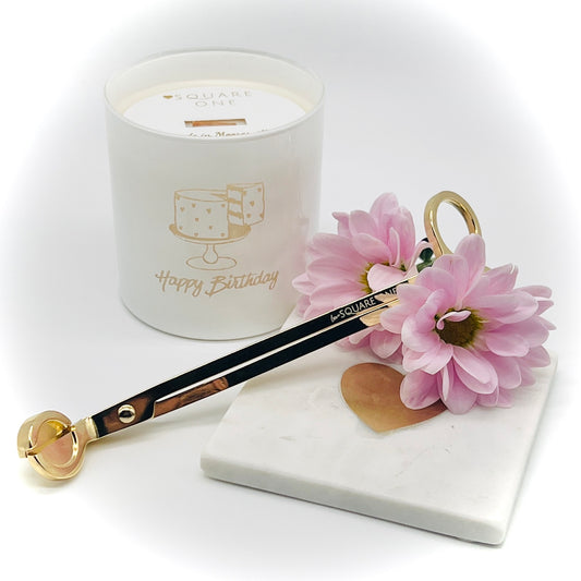 Happy Birthday Candle with Gift box & Wick Trimmers!