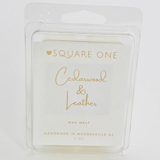 Cedarwood & Leather Wax Melt - Love Square One