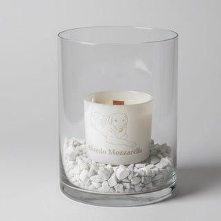 Custom Dog Portrait Engraved Candle Jar - Pick Up Locally at Olive and Vine Lake Norman - Love Square One