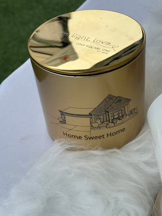 Custom Home Candle - Perfect for Realtors - Love Square One