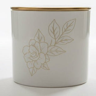 Fresh Gardenia Candle, Etched Gardenia, 9 oz - Love Square One