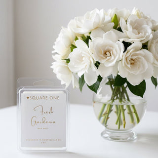 Fresh Gardenia Wax Melts, Bright Gardenia Jasmine, 2 oz - Love Square One