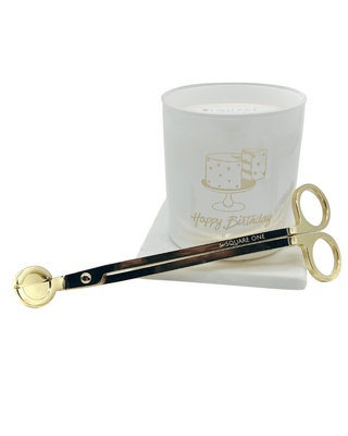 Happy Birthday Candle with Gift box & Wick Trimmers! - Love Square One