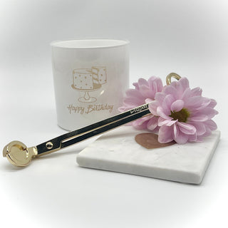 Happy Birthday Candle with Gift box & Wick Trimmers! - Love Square One