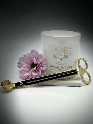 Happy Birthday Candle with Gift box & Wick Trimmers! - Love Square One