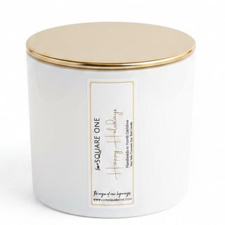 Happy Holidays 9oz Candle - Love Square One