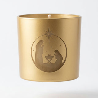 Happy Holidays 9oz Manger Design - Love Square One