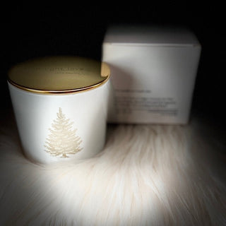 Happy Holidays – Limited Edition Engraved White Jar Candle - Love Square One