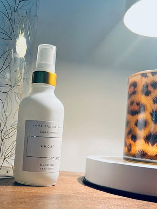Leopard Print Candle – Limited Edition 9oz Coconut Soy Wax, Wood Wick Candle | Gift - Boxed | Available in Peppercorn & Citrus or Velvet & Smoke - Love Square One