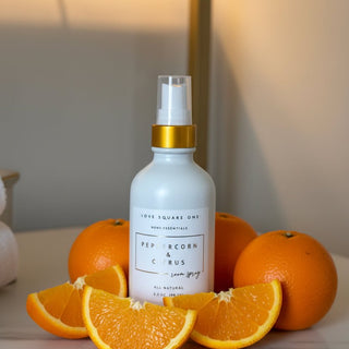 Peppercorn & Citrus Room Spray - Clean, Zesty & Inviting - Love Square One