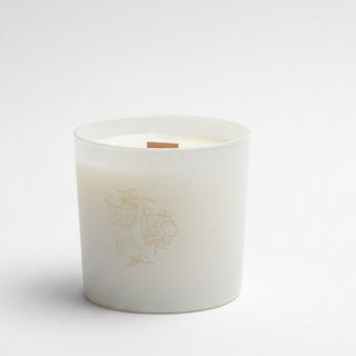 (Premium) Sicilian Blood Orange Candle, Bright Orange Citrus, Design - Love Square One