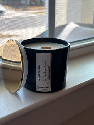 Rum Soaked Wood Candle – Dark Rum Oak & Vanilla | 9 oz - Love Square One