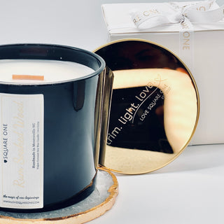 Rumsoaked Wood Candle 2025 - Love Square One
