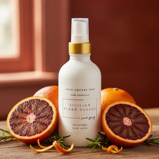 Sicilian Blood Orange Room Spray, Bright Red Orange Citrus - Love Square One
