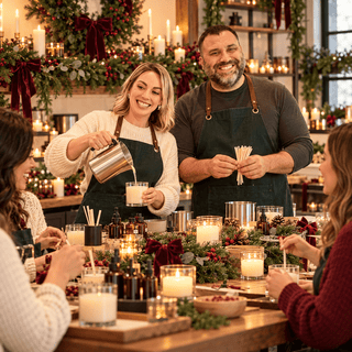 Smith Village Holiday Candle Making Class, Make 3 Gift Candles - Love Square One