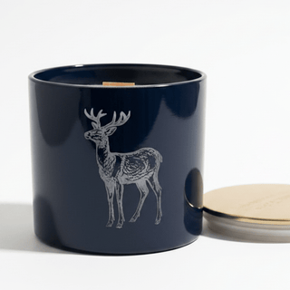 Spiced Vanilla Deer Candle, Cozy Vanilla Cinnamon, 9 oz - Love Square One
