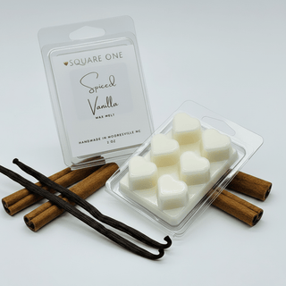 Spiced Vanilla Wax Melts, Cozy Vanilla Cinnamon, 2 oz - Love Square One