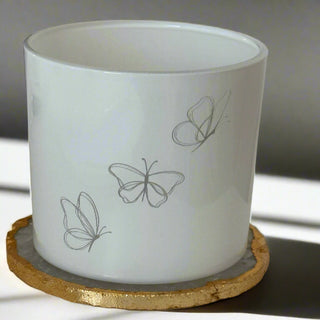 Sweet Tuscan Cashmere Candle, Butterfly Design - Love Square One