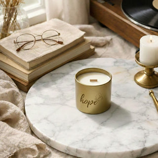 Sweet Tuscan Cashmere Candle, Butterfly Design, Premium - Love Square One