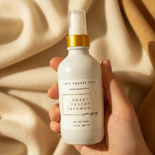 Sweet Tuscan Cashmere Room Spray, Soft Vanilla Amber, 3oz - Love Square One