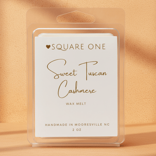 Sweet Tuscan Cashmere Wax Melt, Soft Vanilla Amber, 2 oz - Love Square One