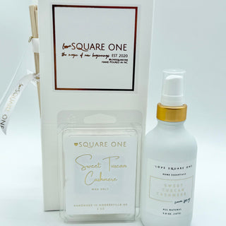Sweet Tuscan Cashmere Wax Melt, Soft Vanilla Amber, 2 oz - Love Square One