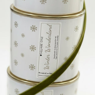 Winter Wonderland Snowflake Wrap Candle - Love Square One