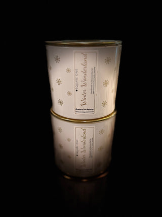Winter Wonderland Snowflake Wrap Candle - Love Square One