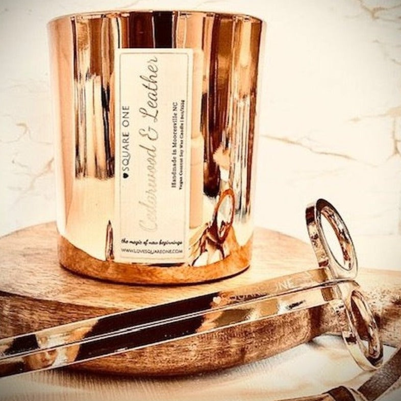 Cedarwood & Leather Candle