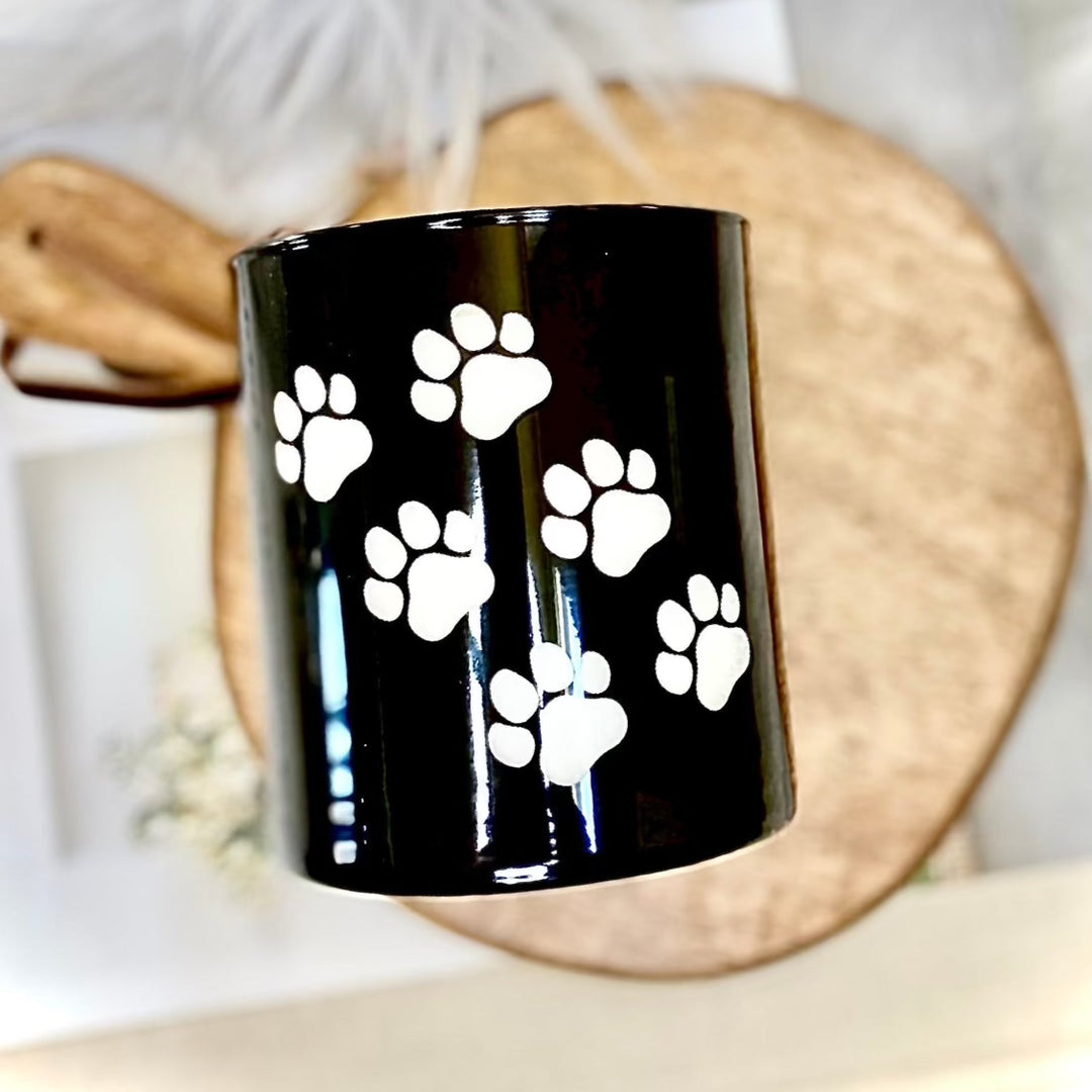 Paw Print Candle