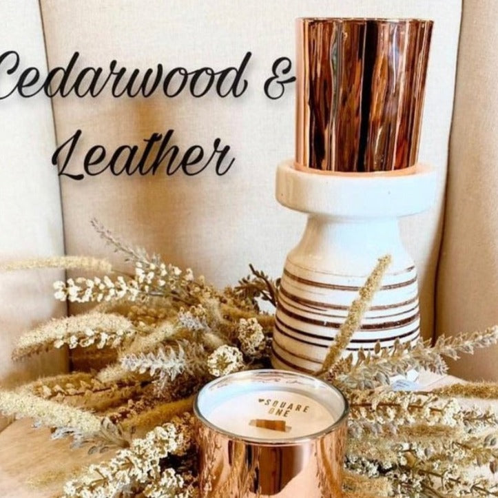Cedarwood & Leather Candle